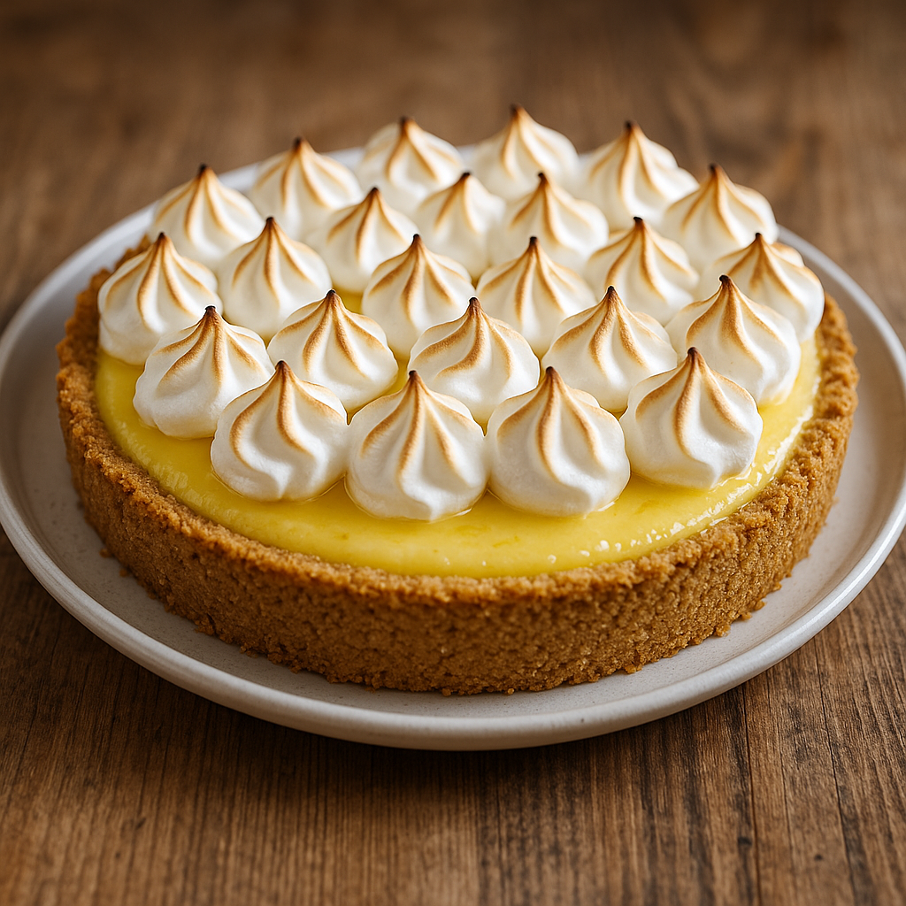 Image de Tarte au citron meringuée classique